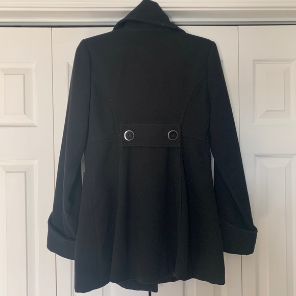 Black pea coat jacket - Picture 7 of 7